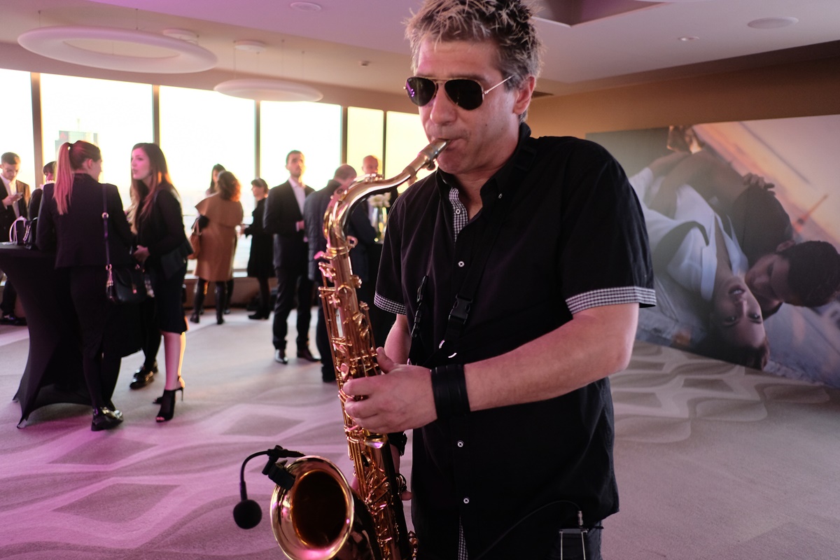 Jakša Jordes na saksofonu